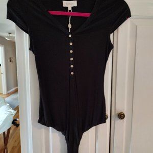 NWT Bohme black bodysuit sz small